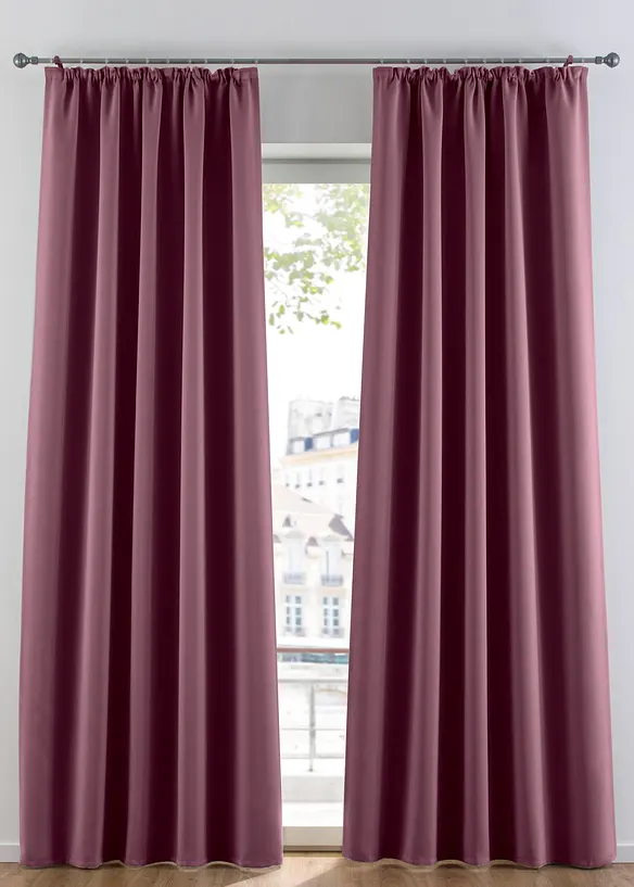 Abdunkelnder Vorhang, in vielen Gr&ouml;&szlig;en (1er Pack), bonprix