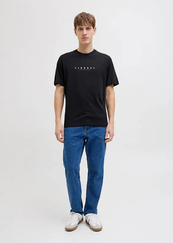JJ REBEL T-Shirt aus reiner Baumwolle, Loose Fit, JJ REBEL