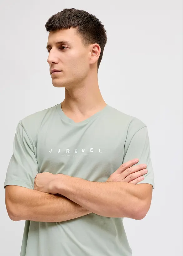 JJ REBEL T-Shirt aus reiner Baumwolle, Loose Fit, JJ REBEL