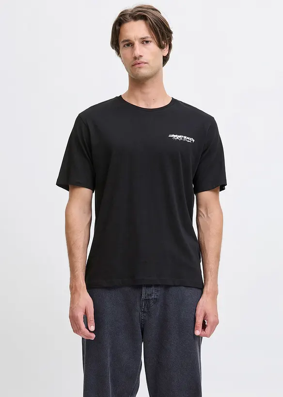 JJ REBEL T-Shirt aus reiner Baumwolle, Loose Fit, JJ REBEL