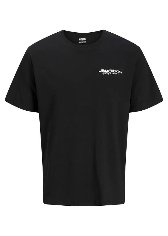 JJ REBEL T-Shirt aus reiner Baumwolle, Loose Fit, JJ REBEL