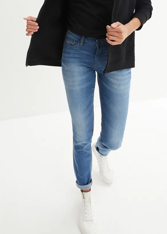 Skinny Jeans Mid Waist, Stretch, bonprix