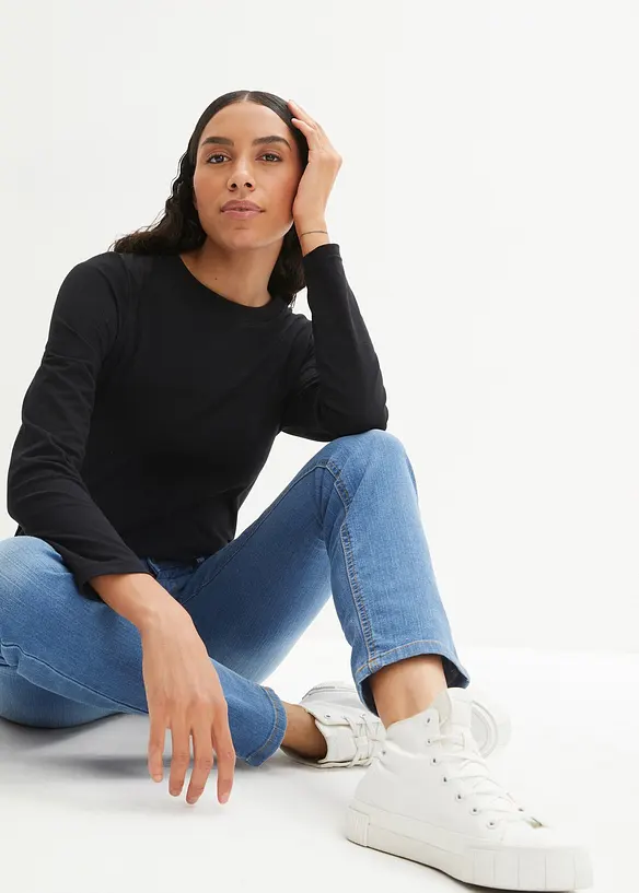 Skinny Jeans Mid Waist, Stretch, bonprix