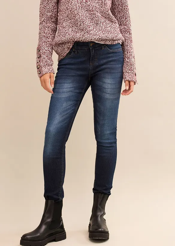 Skinny Jeans Mid Waist, Stretch, bonprix