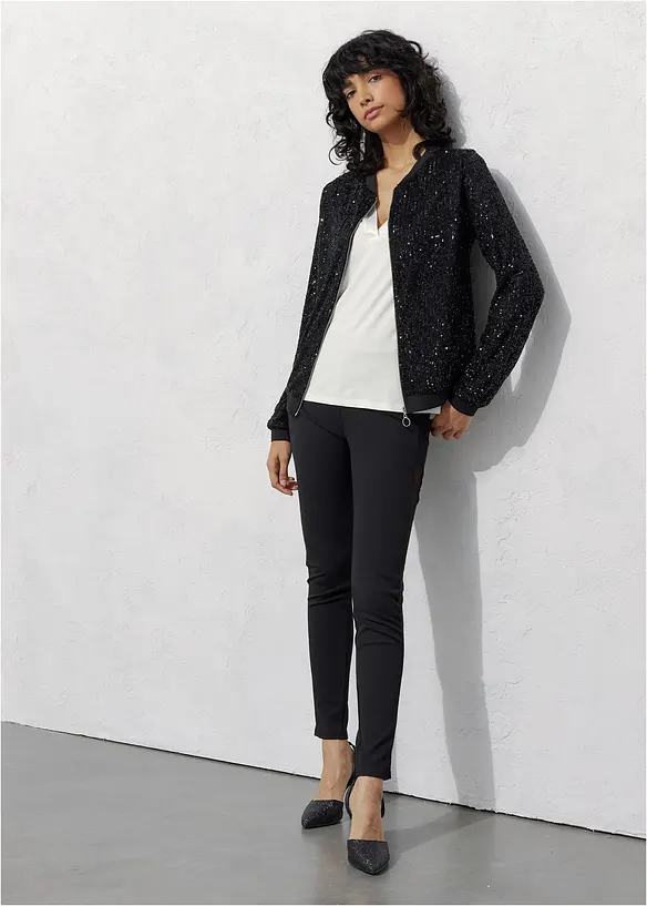 Blouson &agrave; sequins, bonprix