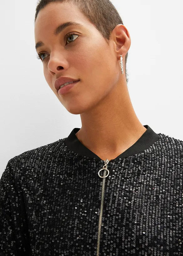 Blouson &agrave; sequins, bonprix