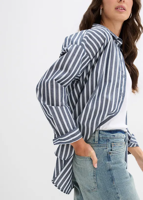 Wide-Leg-Jeans Mid Waist, bonprix