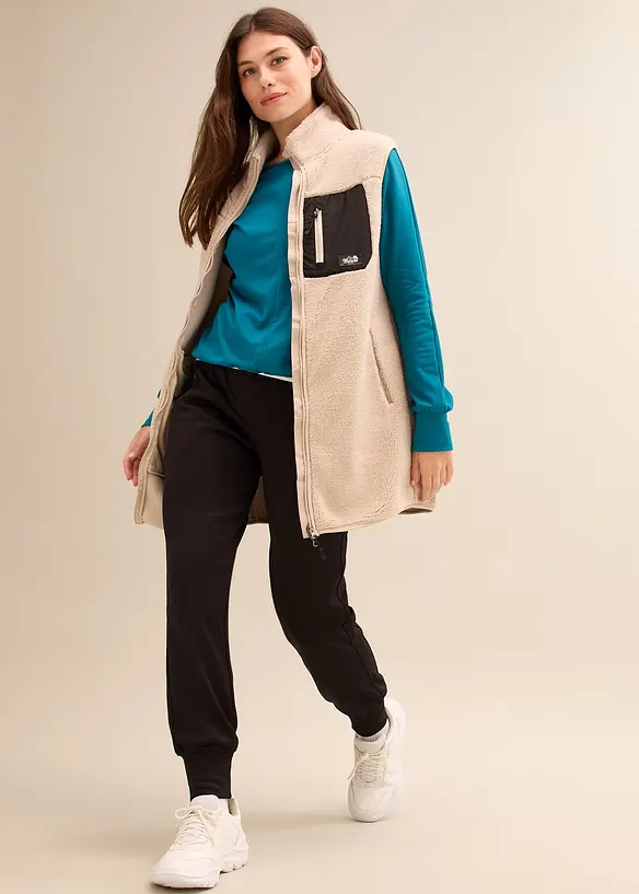 Teddy-Fleece Weste, bonprix