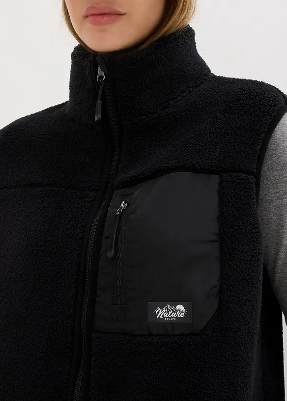 Teddy-Fleece Weste, bonprix