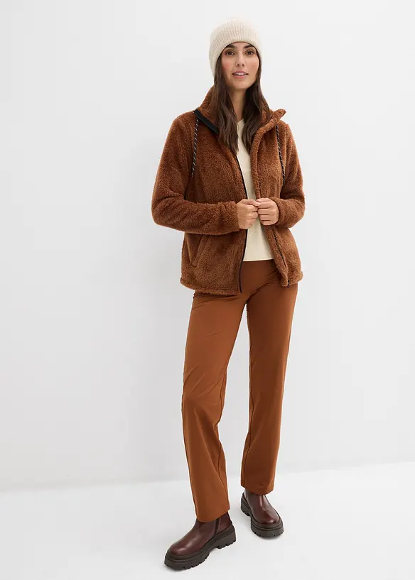 Teddy-Fleece Jacke, bonprix