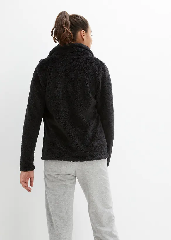 Teddy-Fleece Jacke, bonprix
