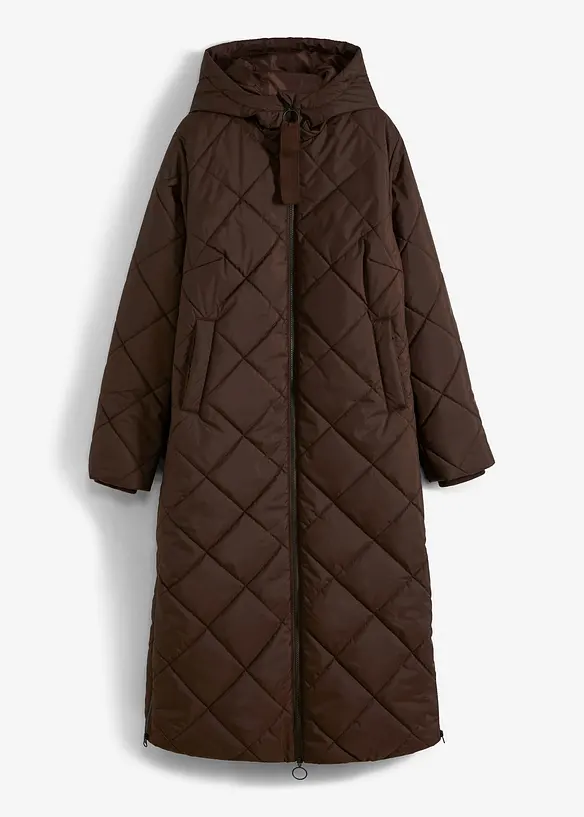 Manteau matelass&eacute; et rembourr&eacute; &agrave; capuche, bonprix