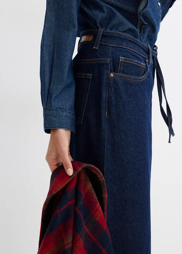 Jean large taille mi-haute, bonprix