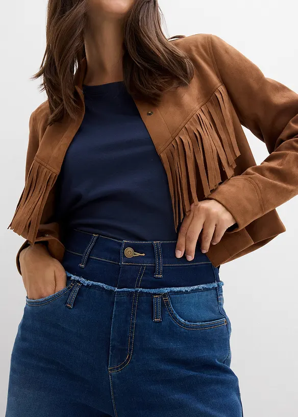 Jean large taille haute, bonprix