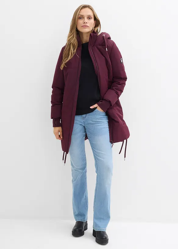 Longue doudoune d&eacute;perlante, bonprix