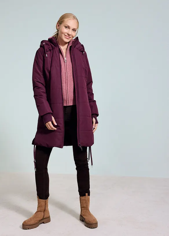 Longue doudoune d&eacute;perlante, bonprix