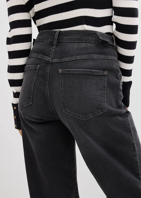 Wide-Leg Jeans Mid Waist, bonprix