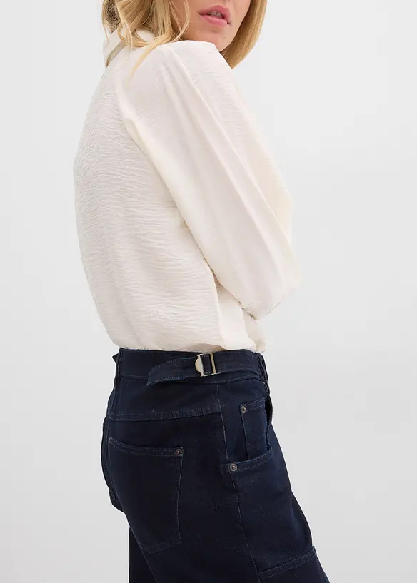 Wide-Leg Jeans Mid Waist, bonprix