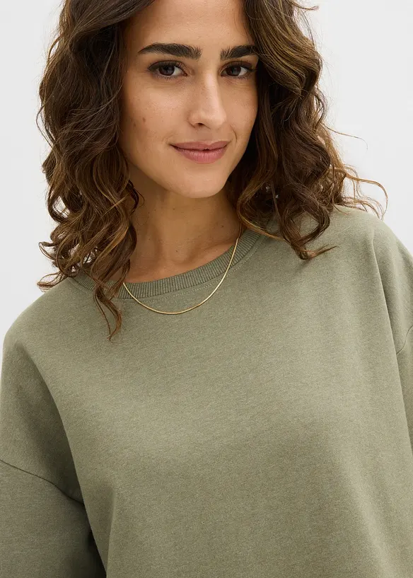 Sweatkleid mit Webrock, bonprix