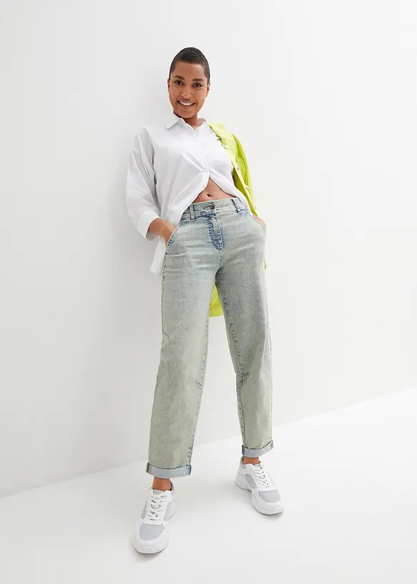 Boyfriend-Jeans mit Vintagewaschung, bonprix