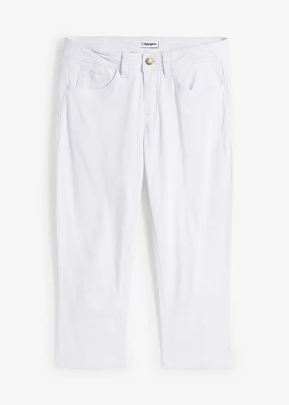 Jean slim taille mi-haute, raccourci, bonprix