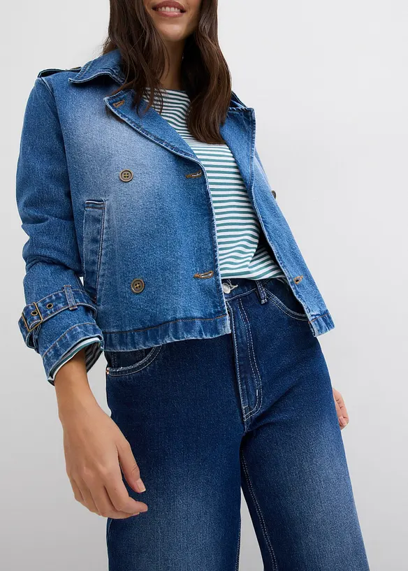 Jean large taille haute, bonprix