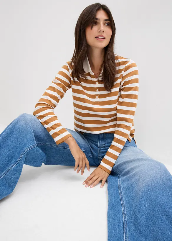 Jean large taille mi-haute, bonprix