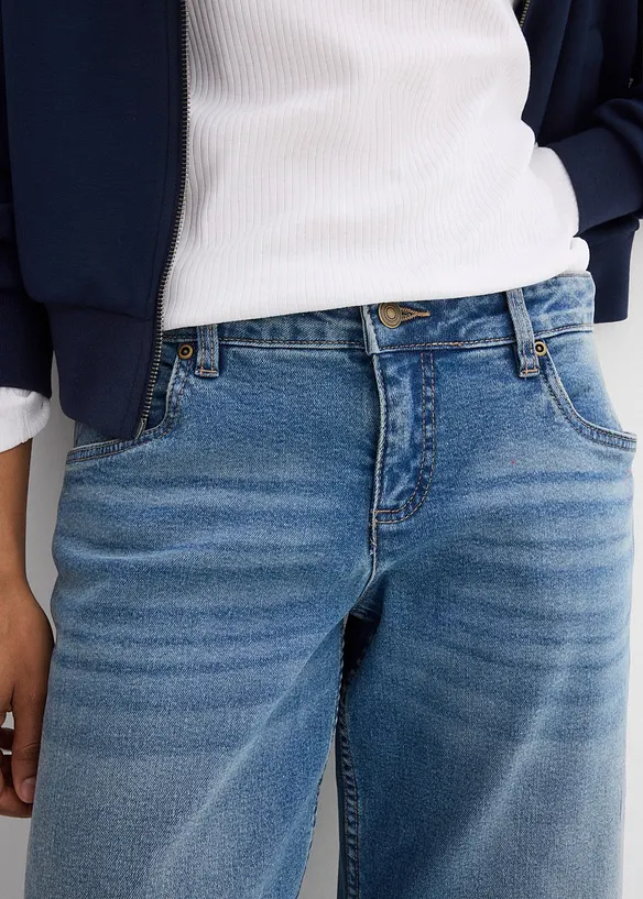 Barrel-Jeans, Mid Waist, bonprix