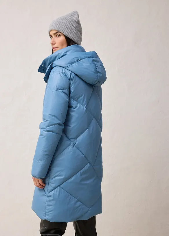 Doudoune longue d&eacute;perlante, bonprix