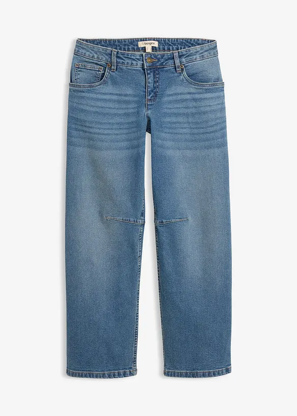 Barrel-Jeans, Mid Waist, bonprix