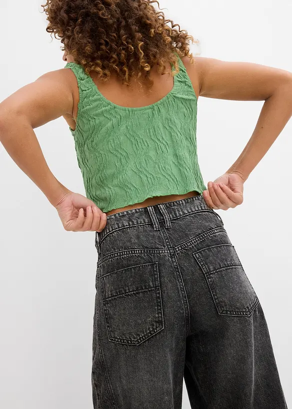 Balloon-Jeans Mid Waist, Super Soft, bonprix