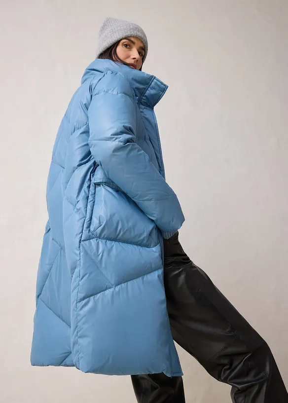 Doudoune longue d&eacute;perlante, bonprix