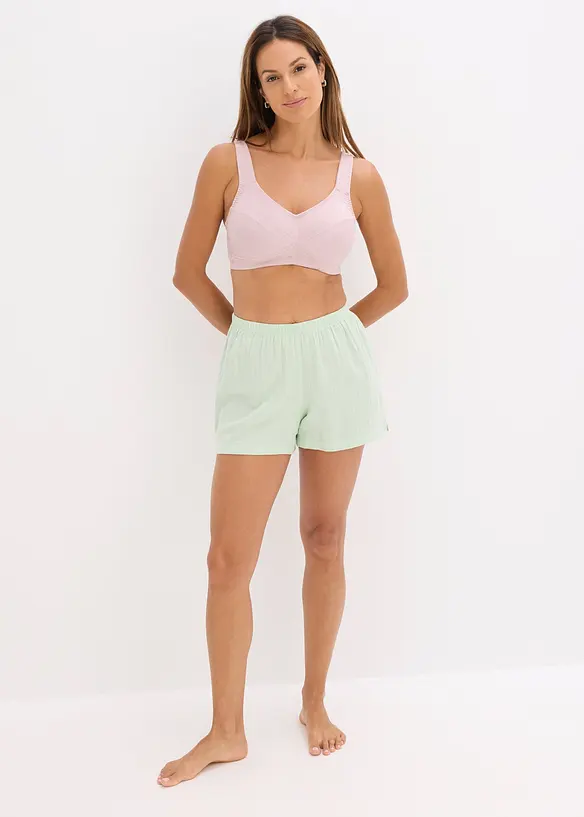 Lot de 2 soutiens-gorge coton sans armatures, bonprix