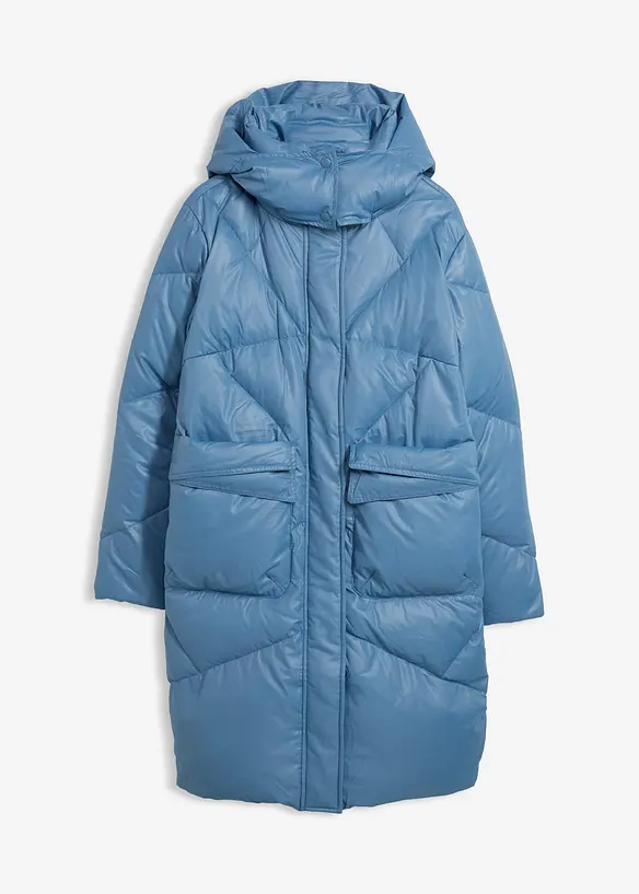 Doudoune longue d&eacute;perlante, bonprix