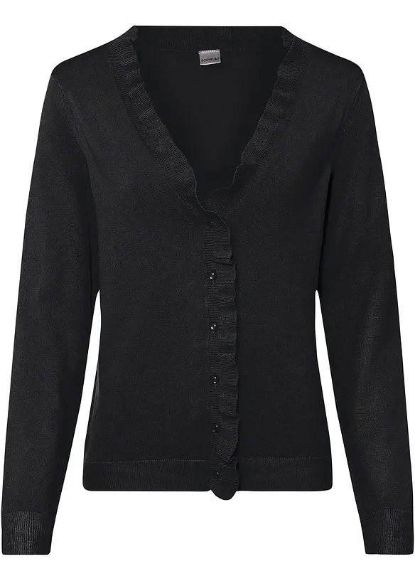 Gilet fluide en fine maille, bonprix