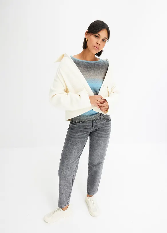 Pull &agrave; d&eacute;grad&eacute; de couleurs, bonprix