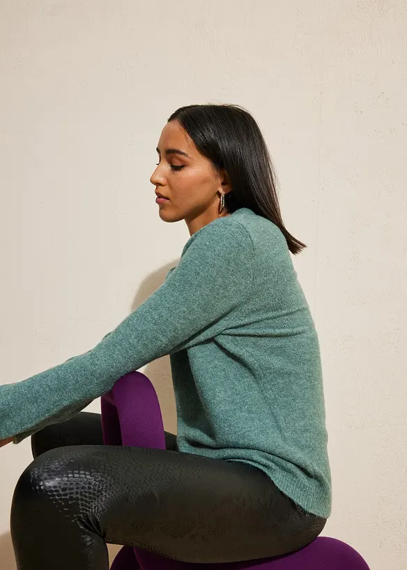 Pullover mit Ballon&auml;rmeln, bonprix