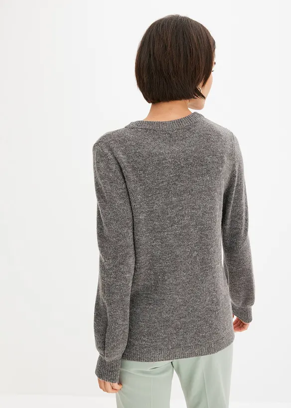 Pullover mit Ballon&auml;rmeln, bonprix