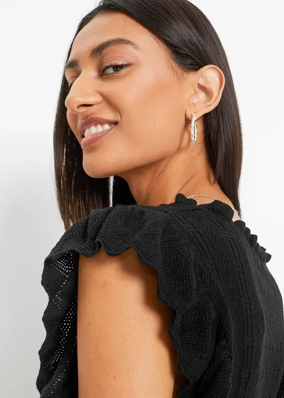 Ajour knit Shirt, bonprix