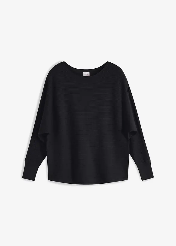 Pull oversize c&ocirc;tel&eacute;, bonprix