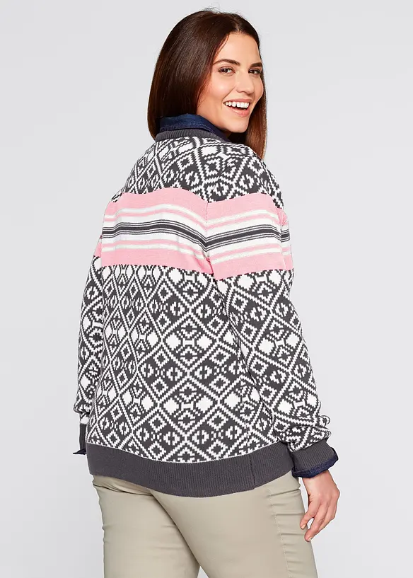 Norweger-Pullover, bonprix