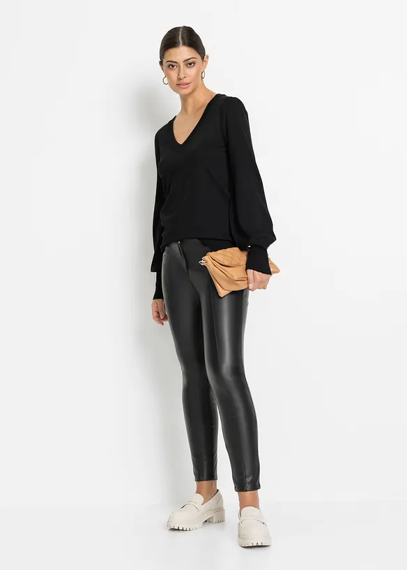 Feinstrickpullover aus Viskose-Mix, bonprix