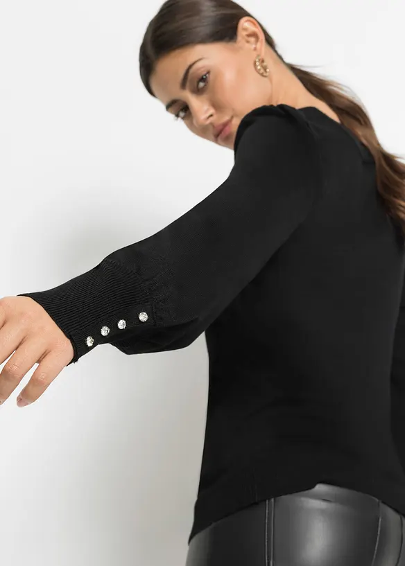 Feinstrickpullover aus Viskose-Mix, bonprix