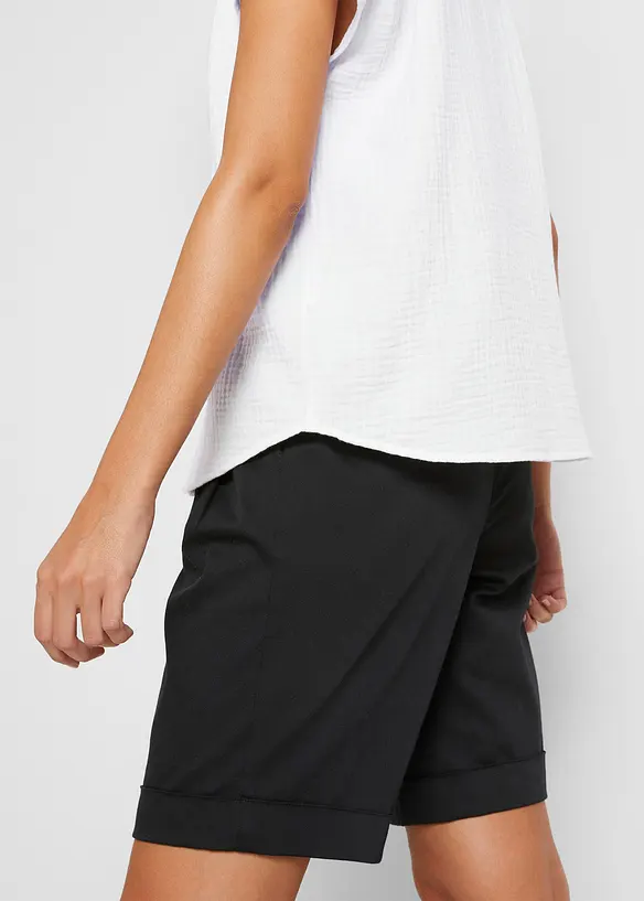 Musselin-Blusentop aus reiner Baumwolle, bonprix