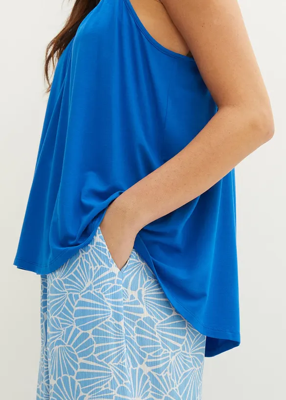 Spaghettitr&auml;ger-Top aus flie&szlig;ender Viskose, bonprix