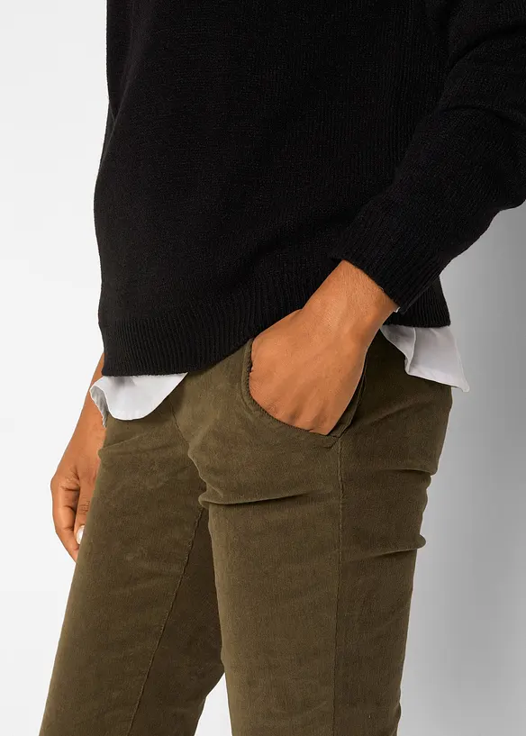 Strick-Pullover mit Rundhals-Ausschnitt, bonprix