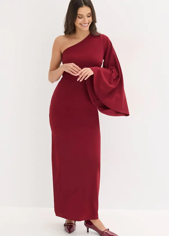 Abendkleid mit One-Shoulder-Ausschnitt, bonprix