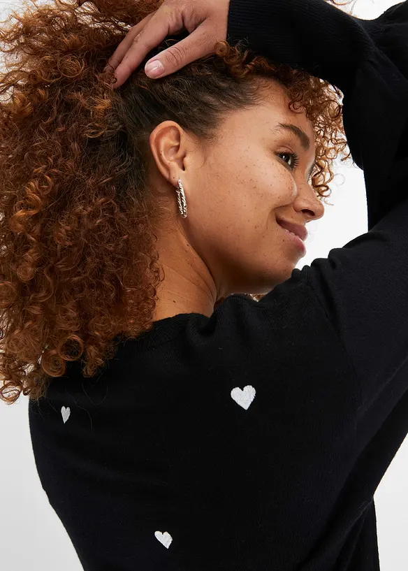 Feinstrickpullover aus Viskose-Mix, bonprix