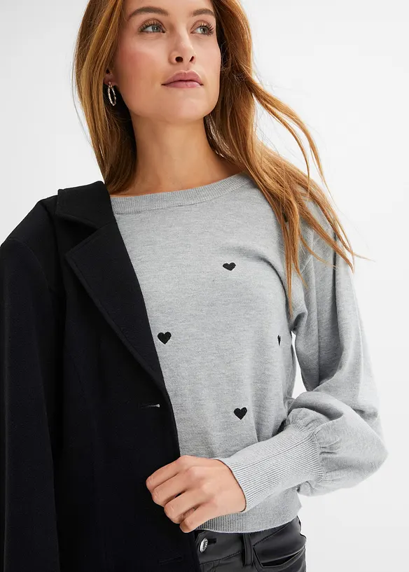 Feinstrickpullover aus Viskose-Mix, bonprix