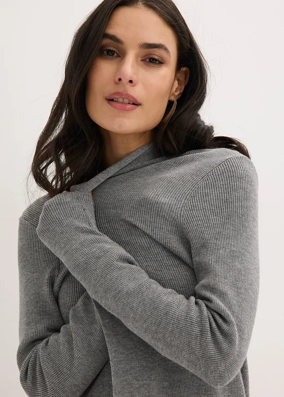 Longstrickjacke mit Viskose, bonprix